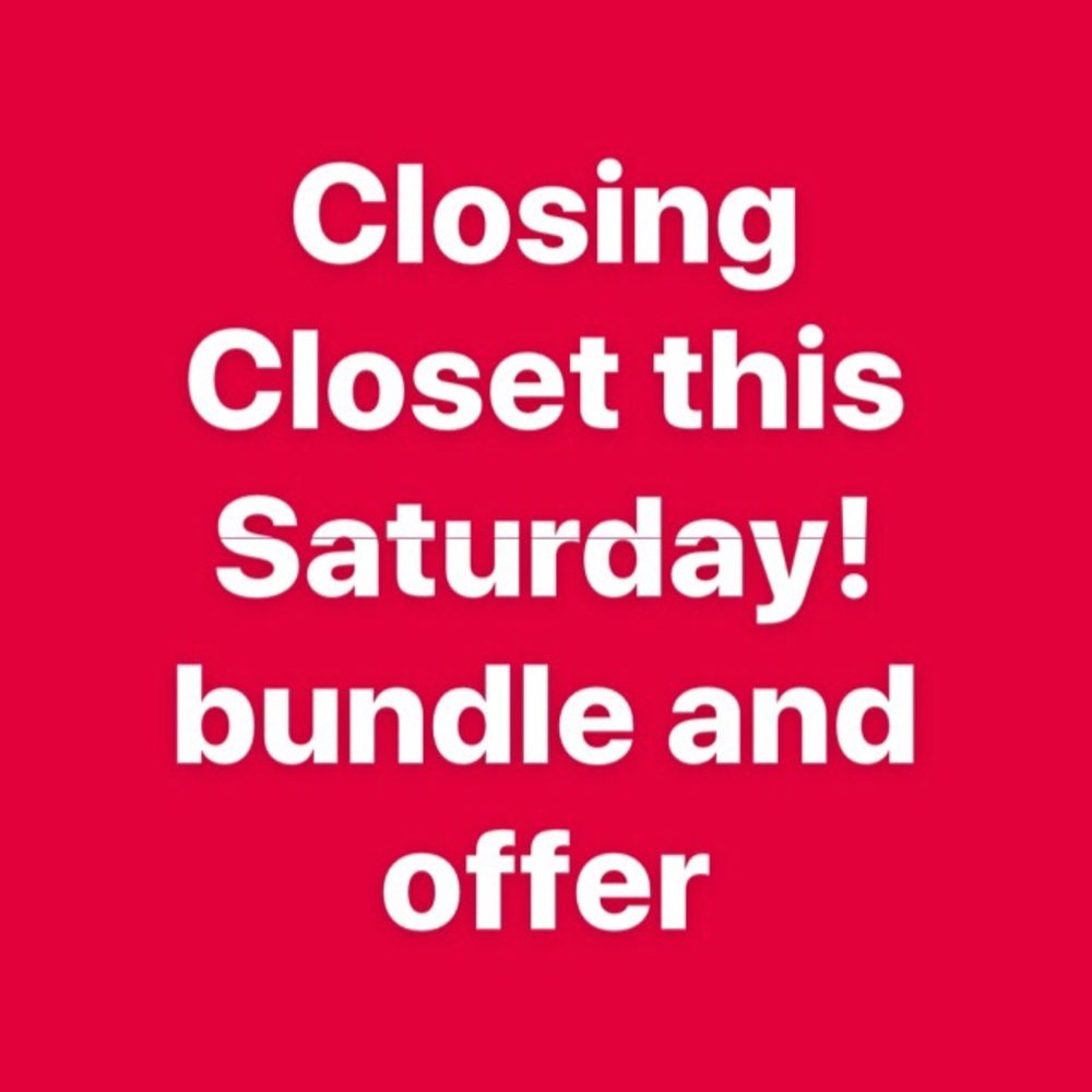 Everything not sold goes to charity!!!